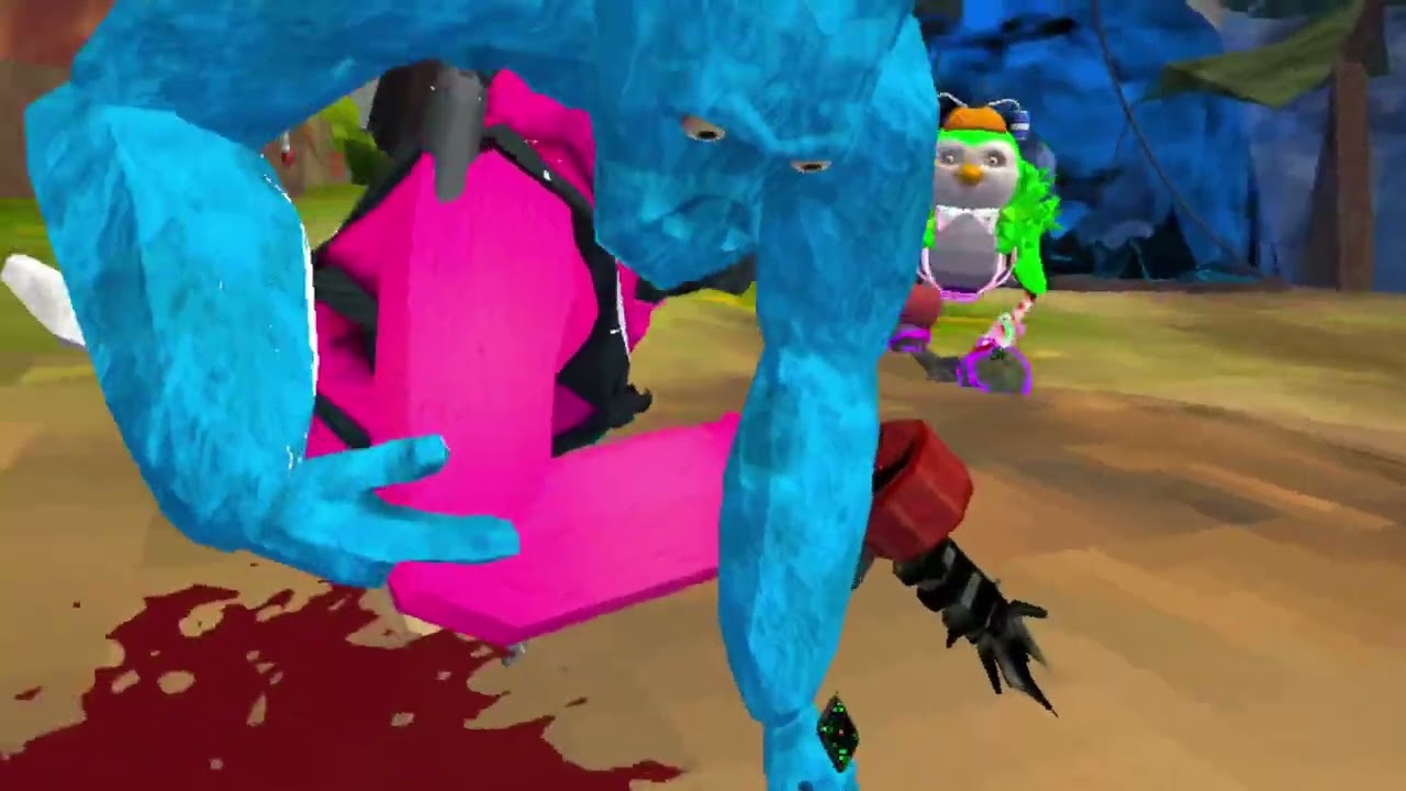 I played squid games in AC #capcut #animalcompany #vr #AC #funny