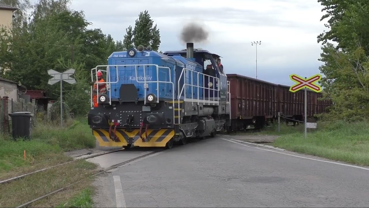 Železniční přejezd Kolín-Starokolínská (vlečka) (CZ) - 27.9.2024 / Railroad crossing