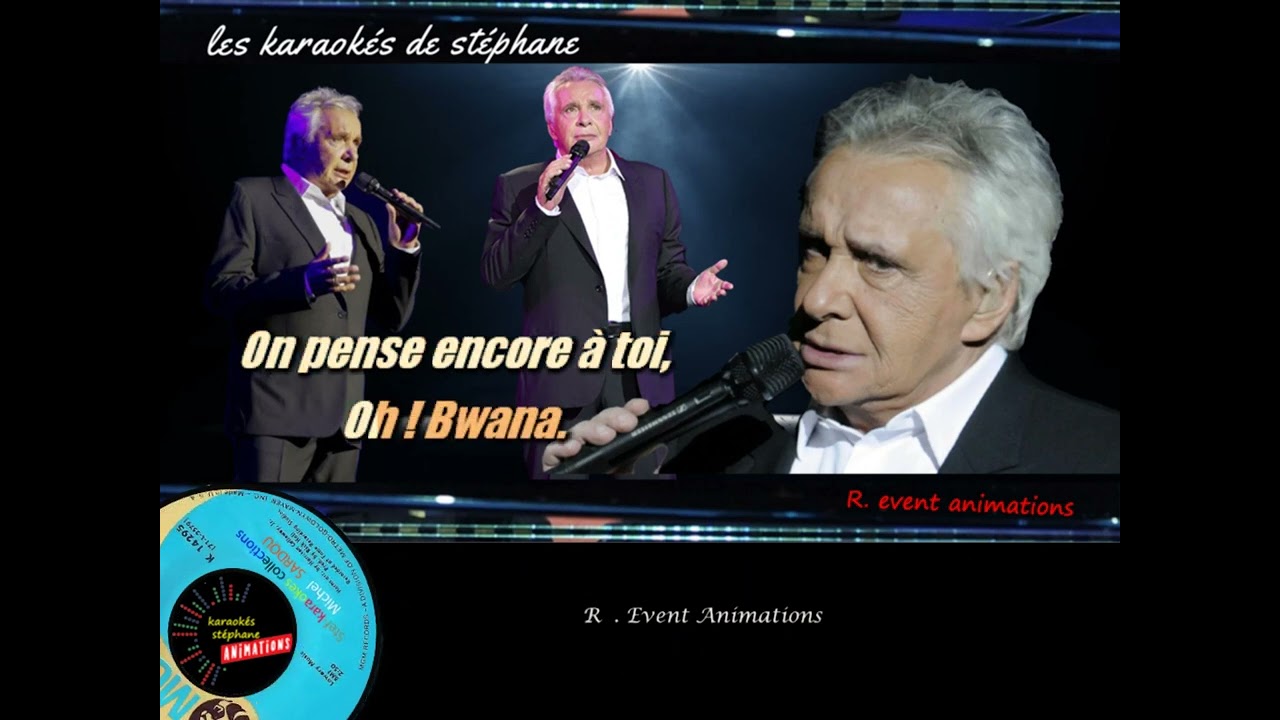 Karaoké  MICHEL SARDOU  *    Le temps des colonies   + ♥