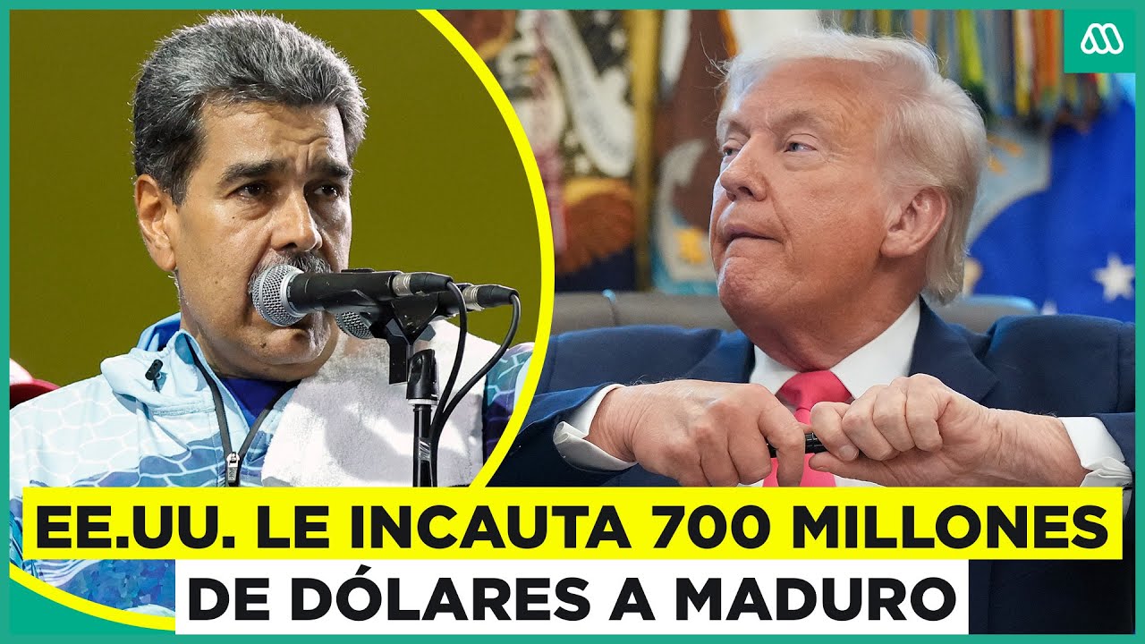 EE.UU. incauta 700 millones de d&oacute;lares en bienes a Maduro