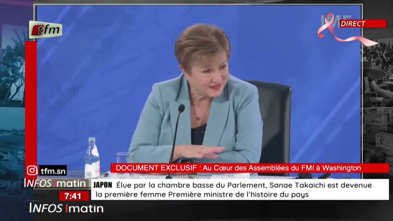 DOCUMENT EXCLUSIF : Au cœur des Assemblées du FMI à Washington - 22 octobre 2025