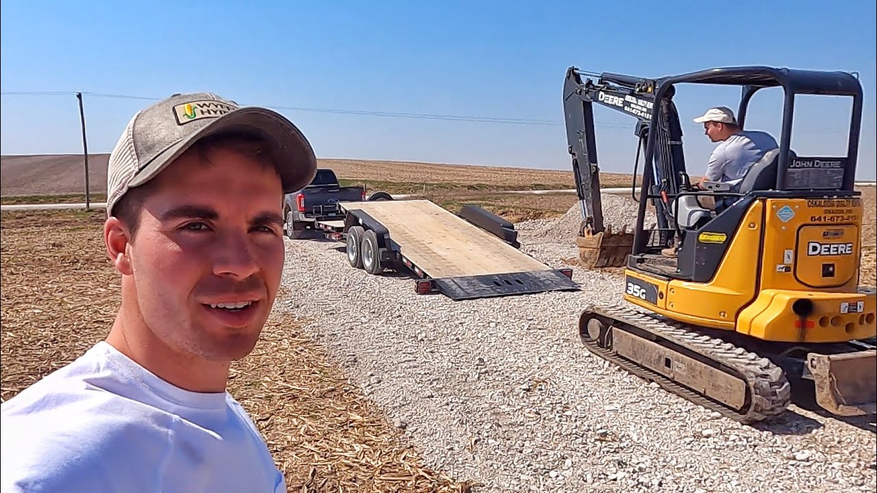Farm Clean Up...Mini Excavator to the Rescue!
