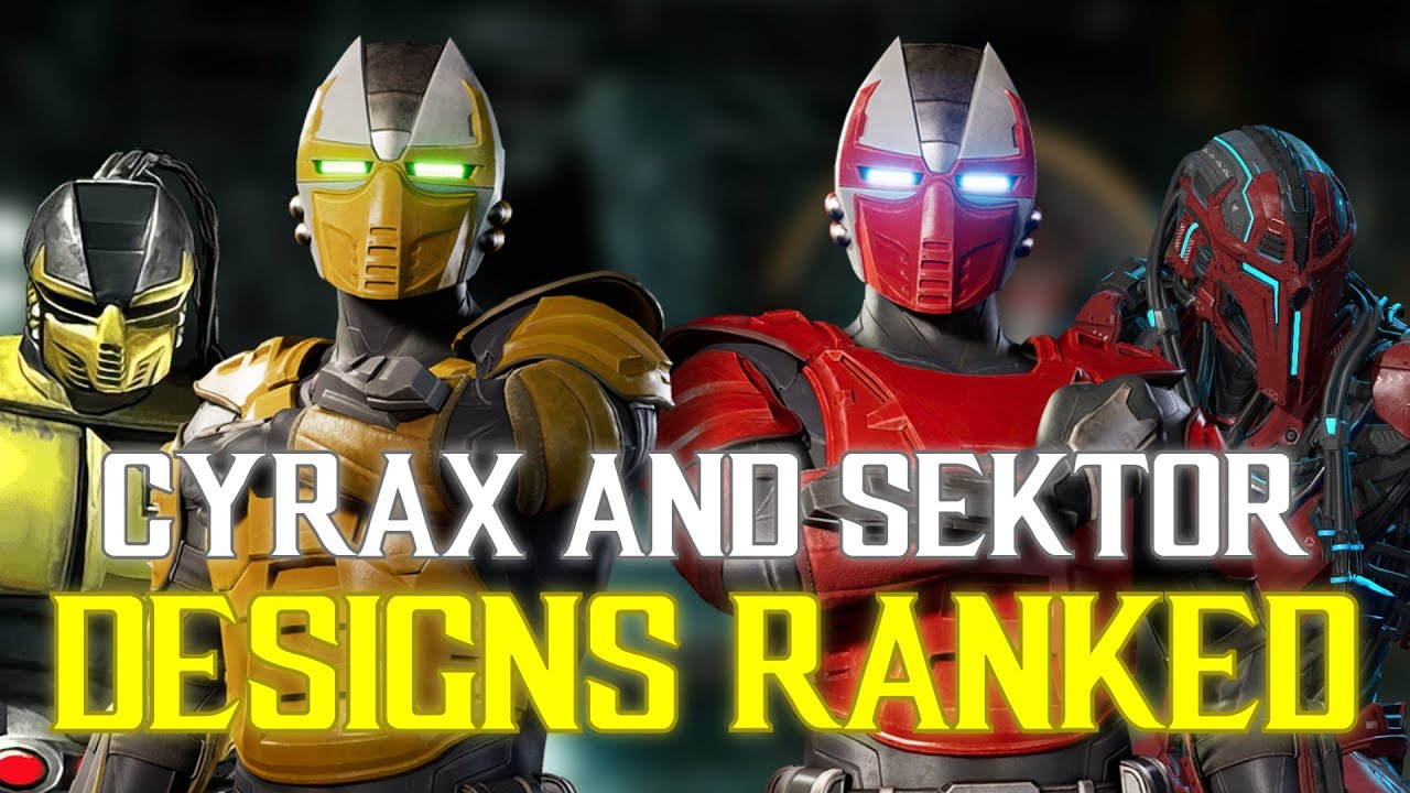 Every CYRAX AND SEKTOR Design Ranked WORST TO BEST - Mortal Kombat -