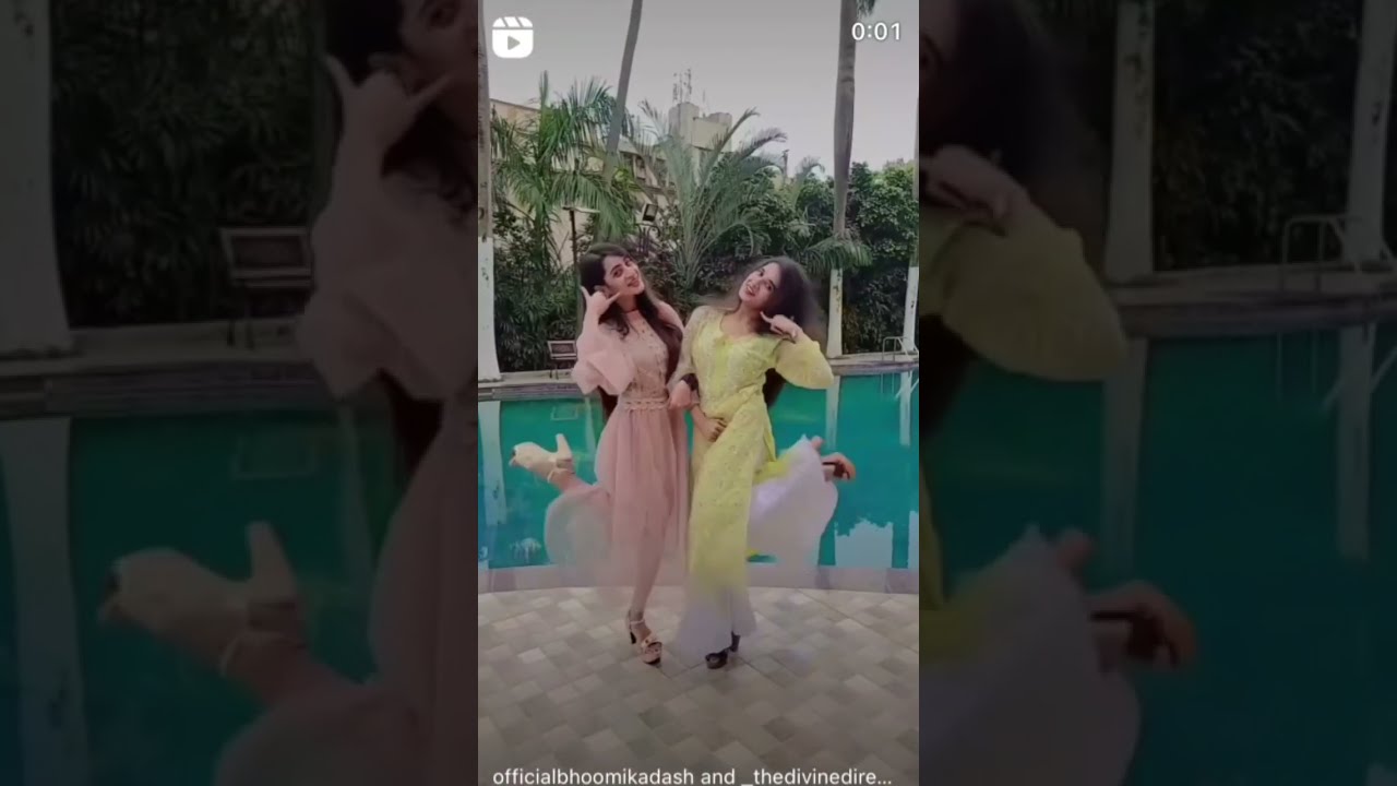 Ola talu talu ok🤪 Bhoomika  and Divya reel😎😍 