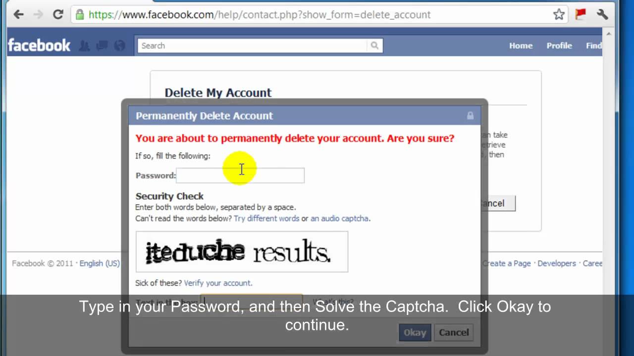 How to Permanently Delete Your Facebook Account | Technobuzz.net