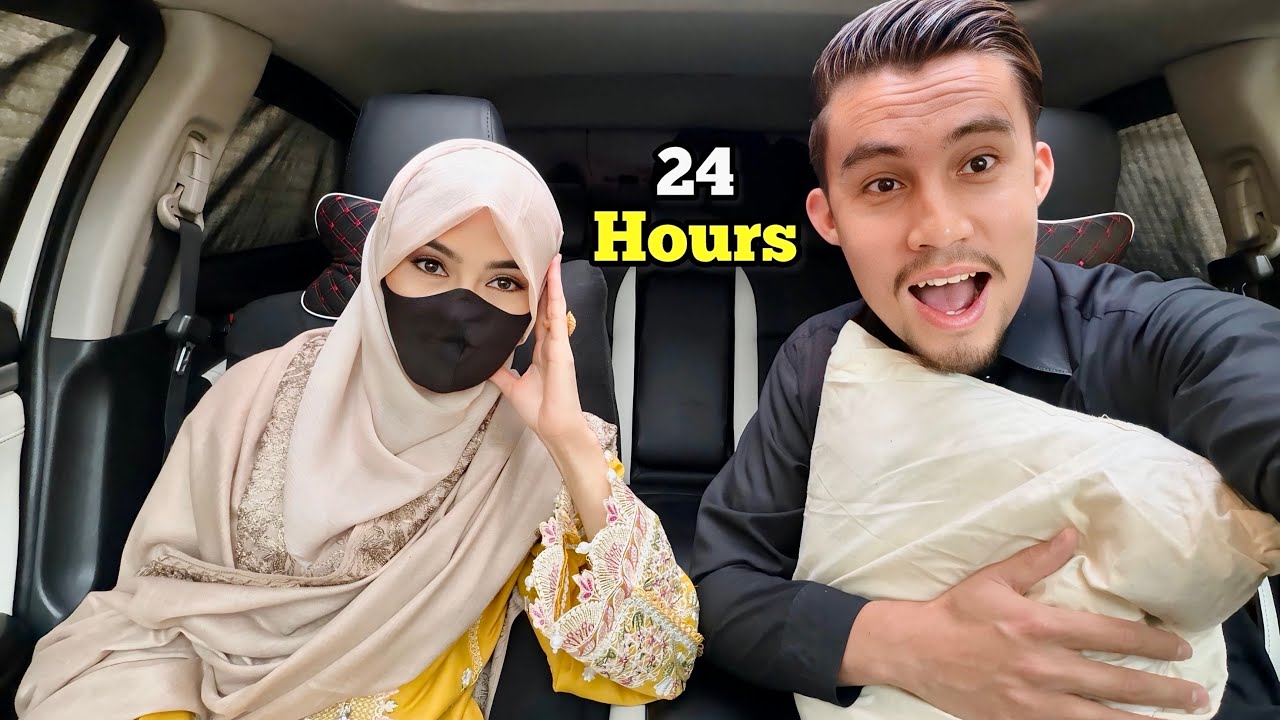 Living 24 Hours In The Car 🚘 Challenge 
