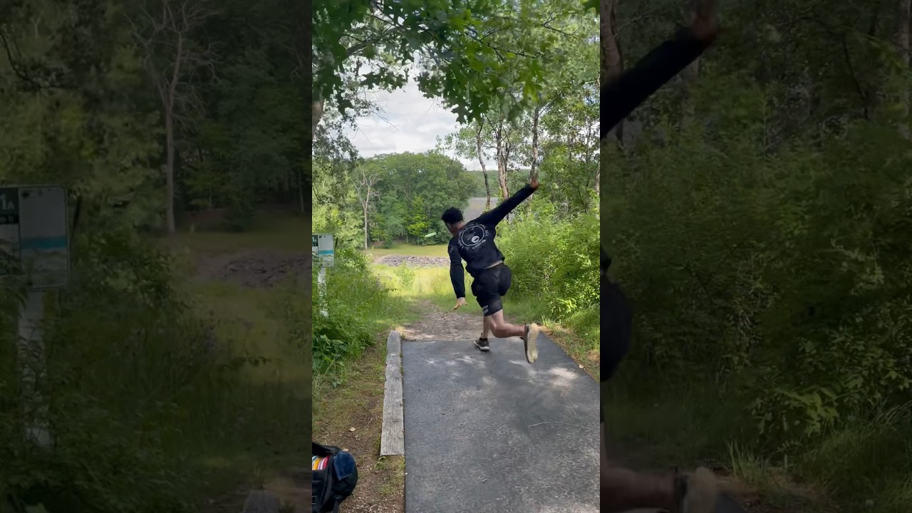 400 ft into a headwind, over a dam… What disc you throwing? 