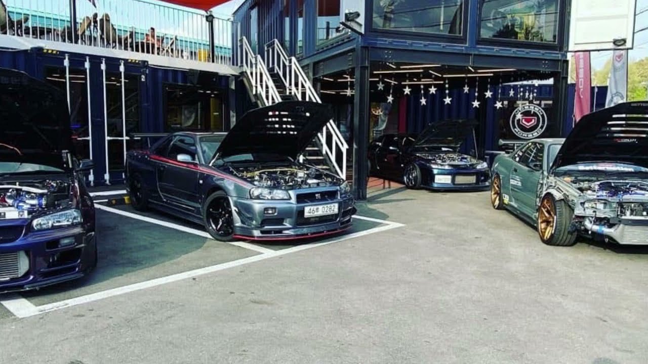 R34 GT-R and S15 Silvia Seoul tuning trip Brewed Motorsports