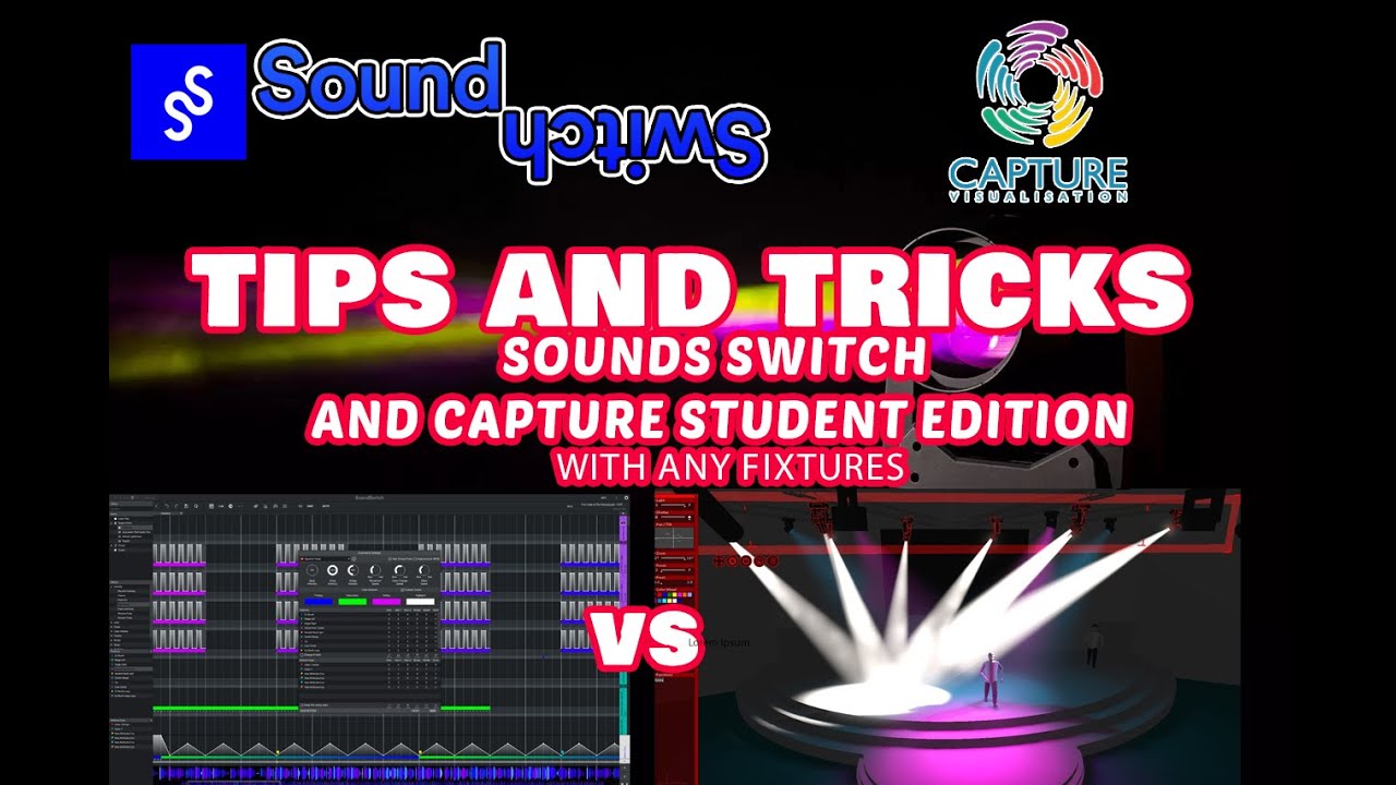 SoundSwitch Tips & Tricks - How to use Capture Free Student Edition & Soundswitch  with any fixtures