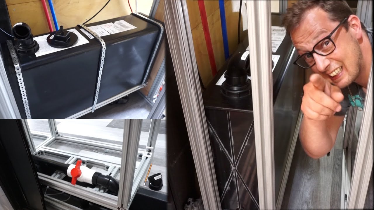 BEST GREY WATER TANK DESIGN | FOUR SEASON VAN LIFE | EP.59