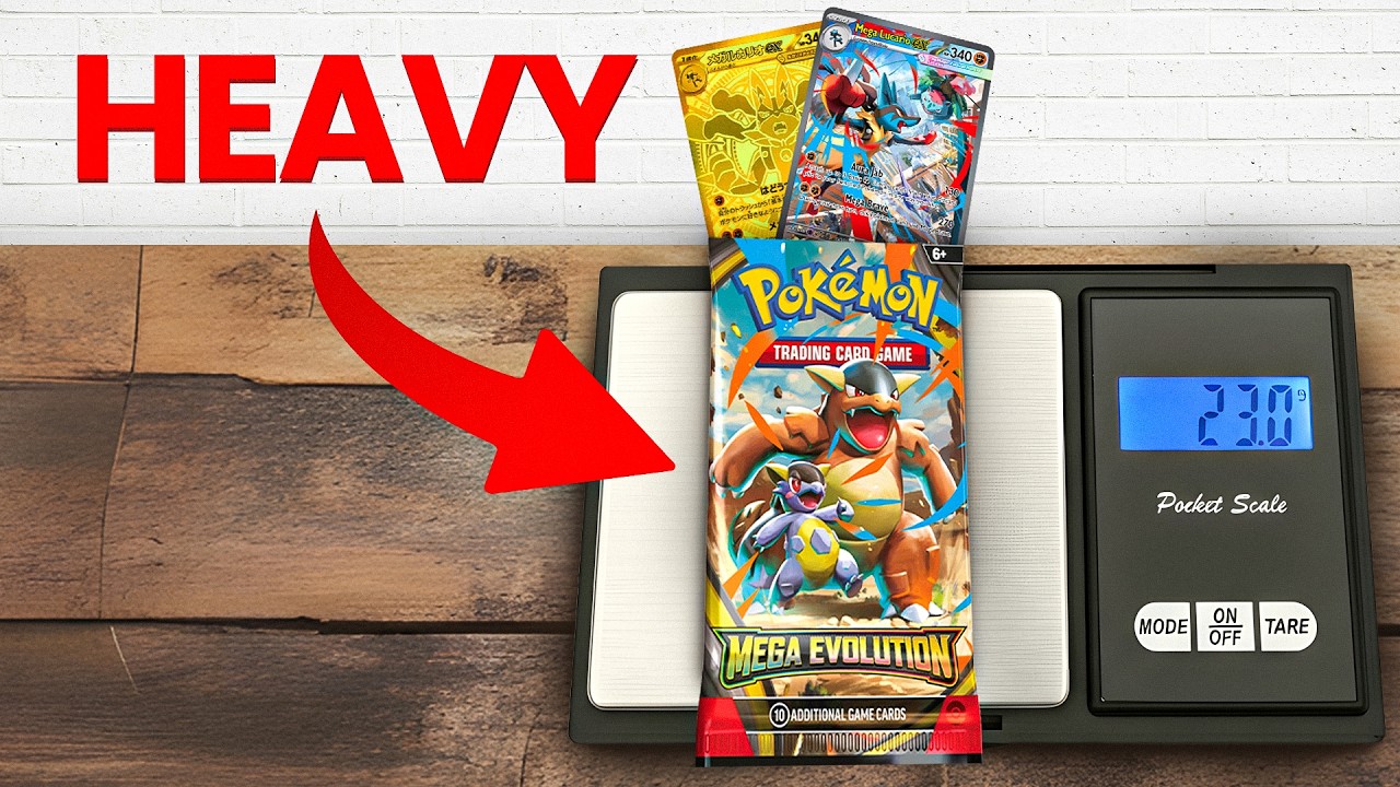 Я взвесил пакеты Mega Evolution