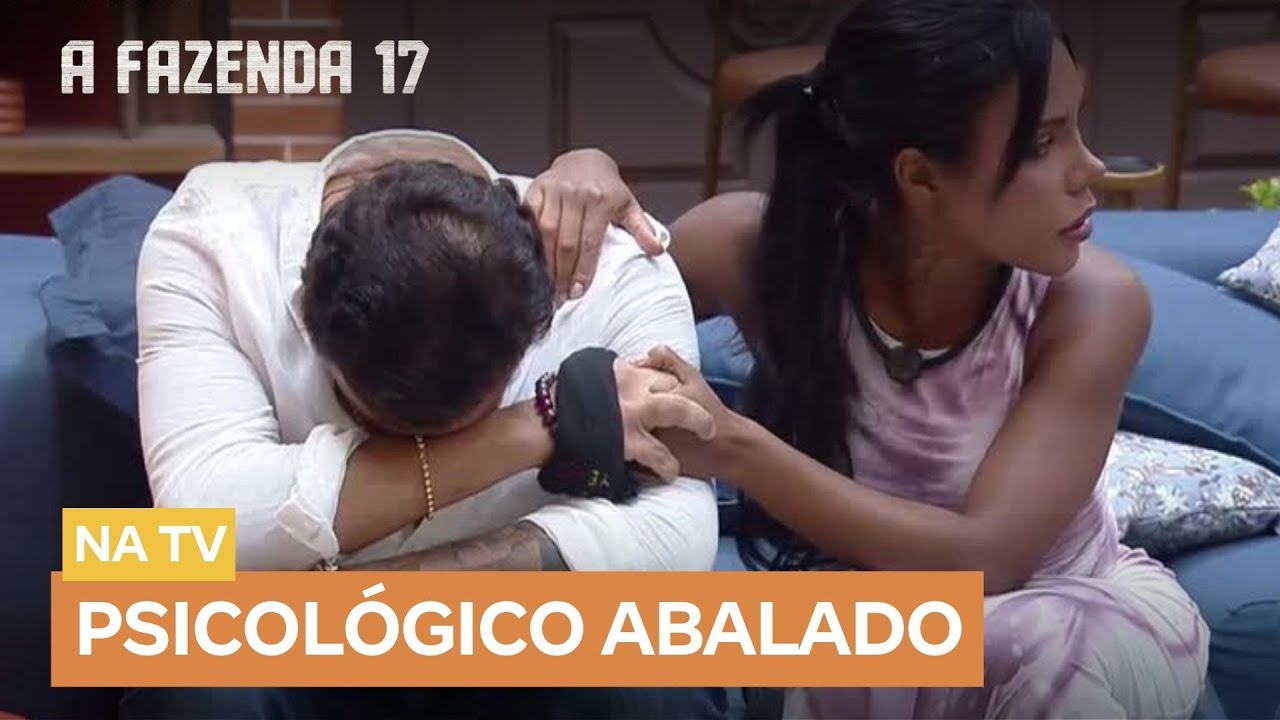 'Não se culpe', pede Carol para Fabiano após expulsão de Créo | A Fazenda 17