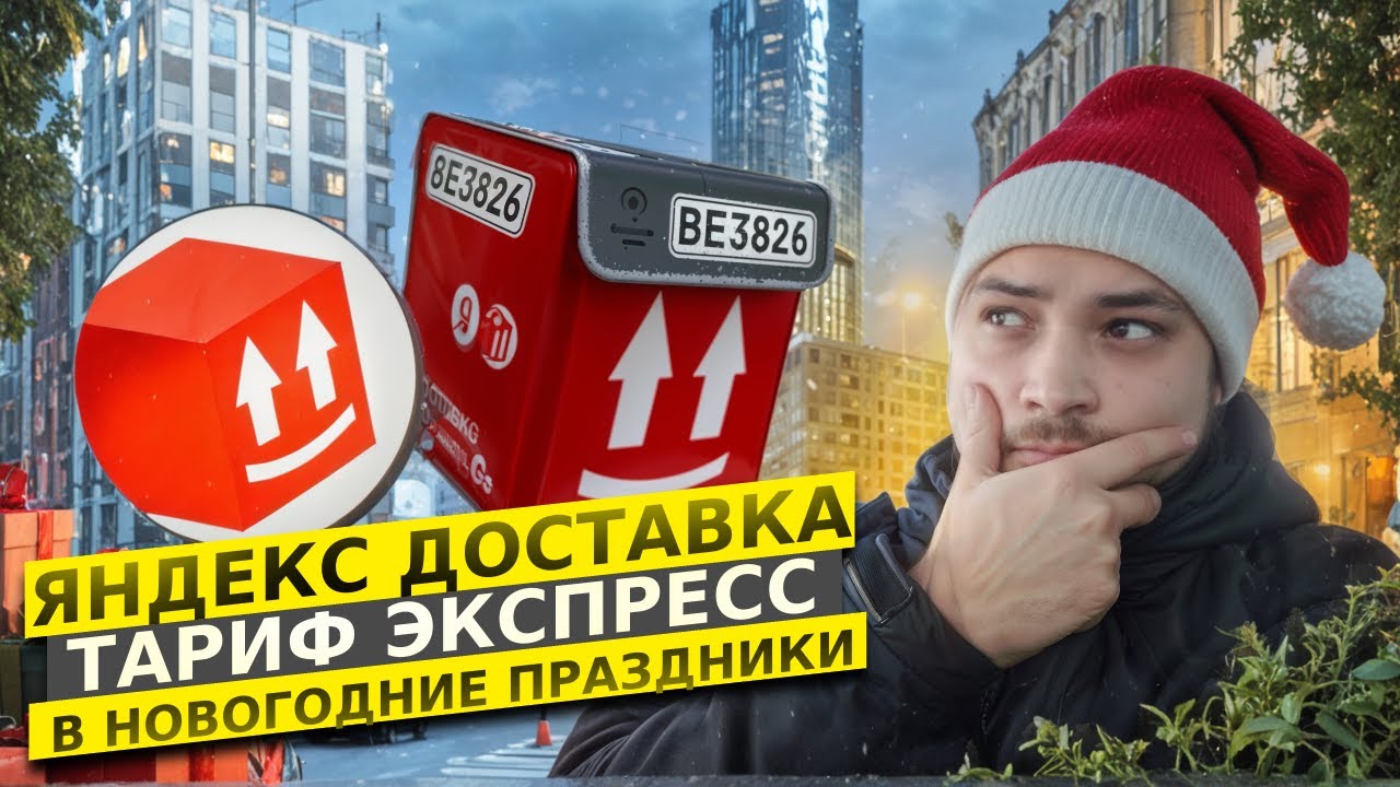 ПЕРВАЯ СМЕНА В НОВОМ ГОДУ/Яндекс про тариф экспресс/Сколько заработал?/Доставка на авто