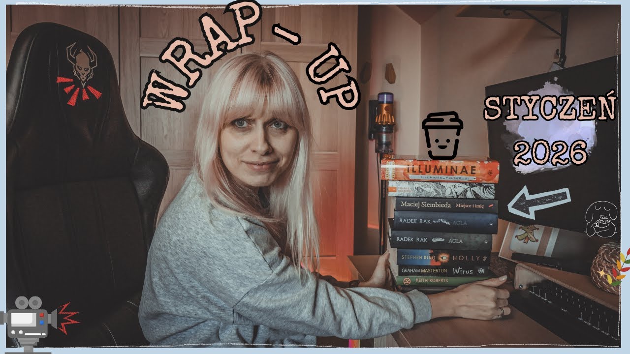 WRAP -UP 📖 Styczeń 2026 🦕🎉 podsumowanie czytelnicze miesiąca 😍📚