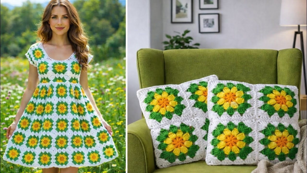 Wow!!! amazing 😍 beautiful and easy flower granny square/tutorial vedio for begginers 