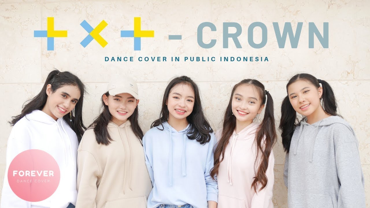 TXT CROWN DANCE COVER IN PUBLIC INDONESIA
