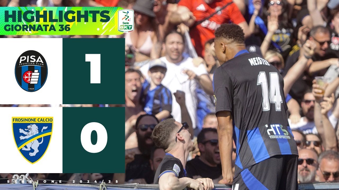 Pisa-Frosinone 1-0 | La rete decisiva di MEISTER ha il profumo della Serie A | HIGHLIGHTS Serie BKT