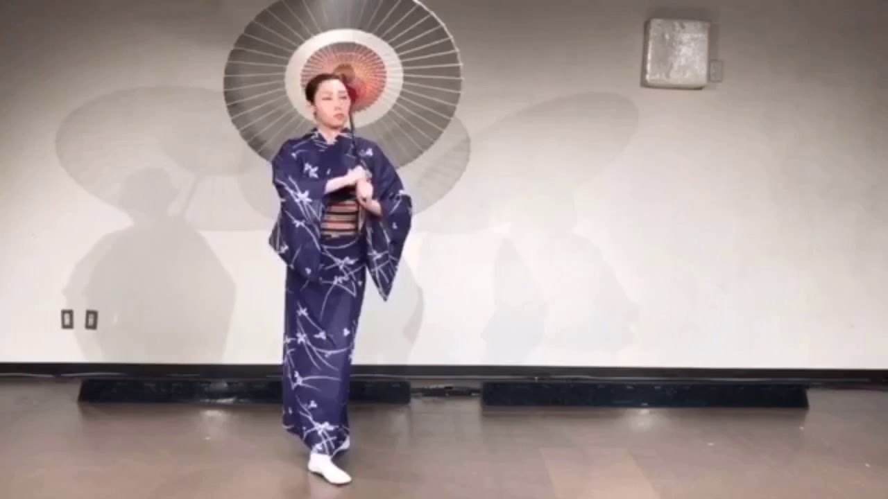 Japanese Traditional Dance 日本舞踊『雨の五郎』(男役)①