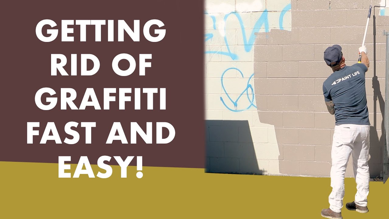 Getting Rid of Graffiti Fast and Simple! How to Remove Spray Paint from Brick.