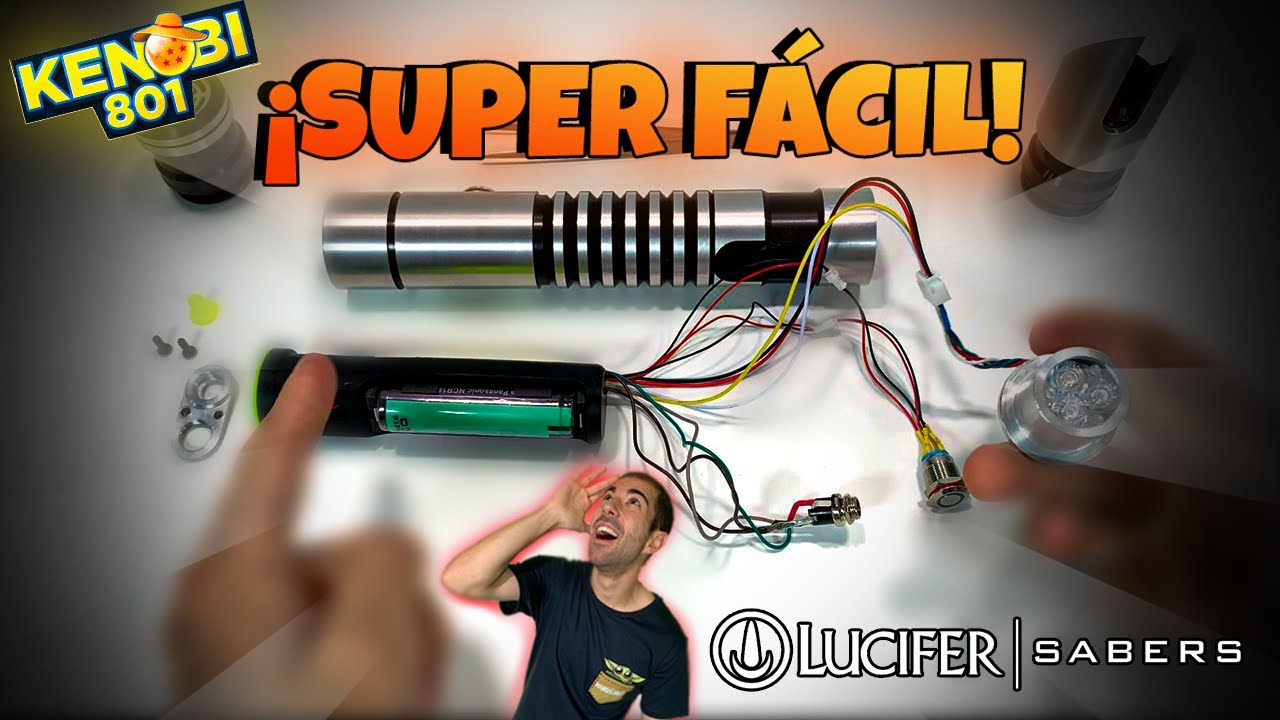 🔌 COMO INSTALAR ELECTRÓNICA Y SONIDO EN SABLE LASER + PERSONALIZACIÓN