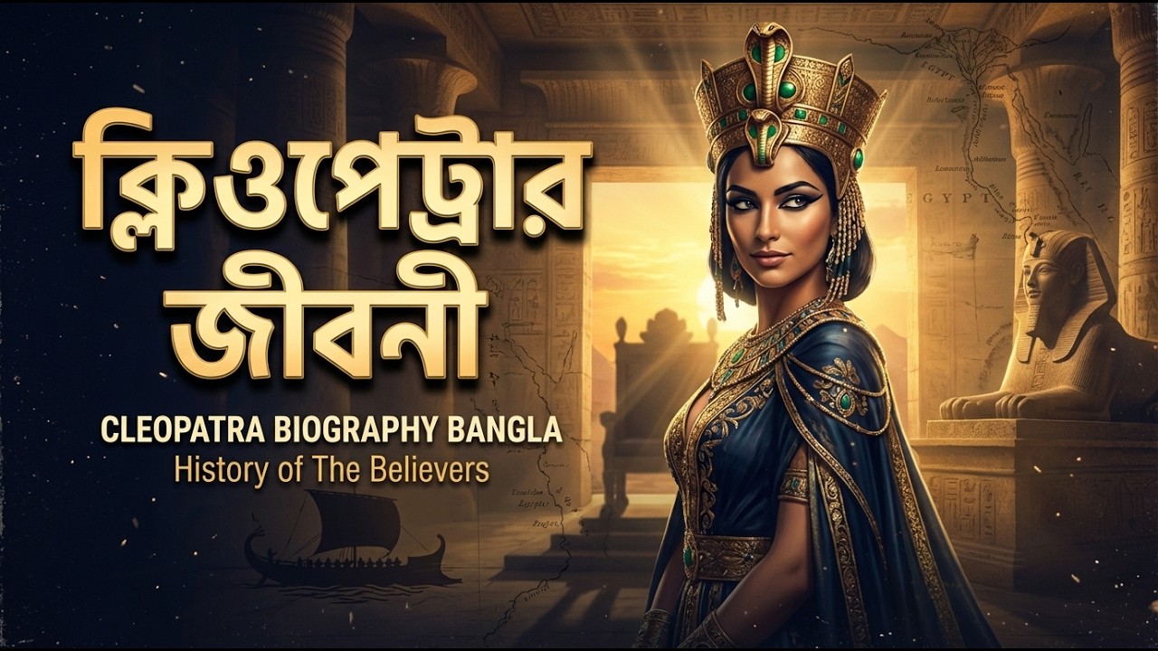 ক্লিওপেট্রার জীবনী। CLEOPATRA BIOGRAPHY BANGLA। HISTORY OF THE BELIEVERS.