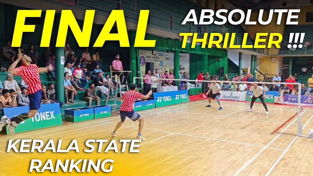 KERALA STATE RANKING FINAL | ROHITH/ADHIN VS SHYAM PRASAD/KAMAL | MEN'S DOUBLES - Trissur 2025