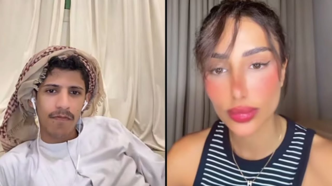سعود بن خميس مع بنت من سوريا و بنت من لبنان و بشرى الحربي