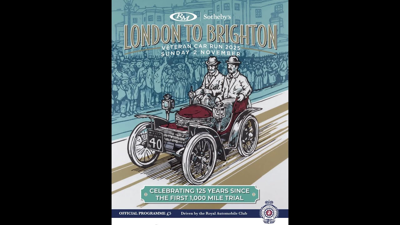 2025 London to Brighton Veteran Car Run - Start Line Clips