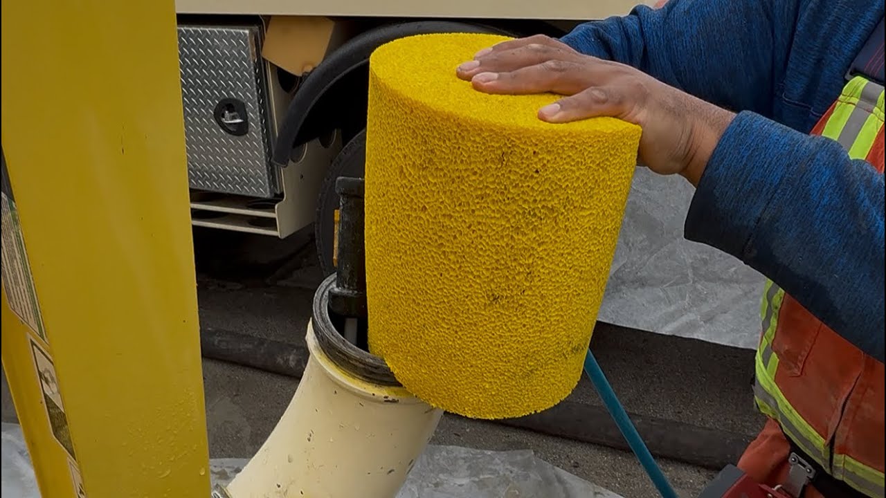 PUTZMEISTER Cleanout Sponge Cylinders for Concrete Pumps