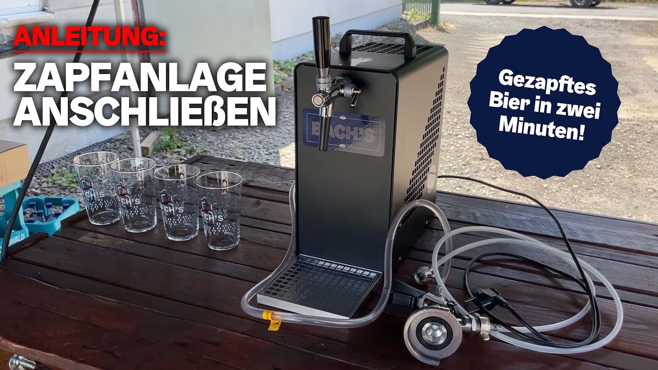 Anleitung: Zapfanlage anschlie&szlig;en | Frisch gezapftes Fassbier in 2 Minuten
