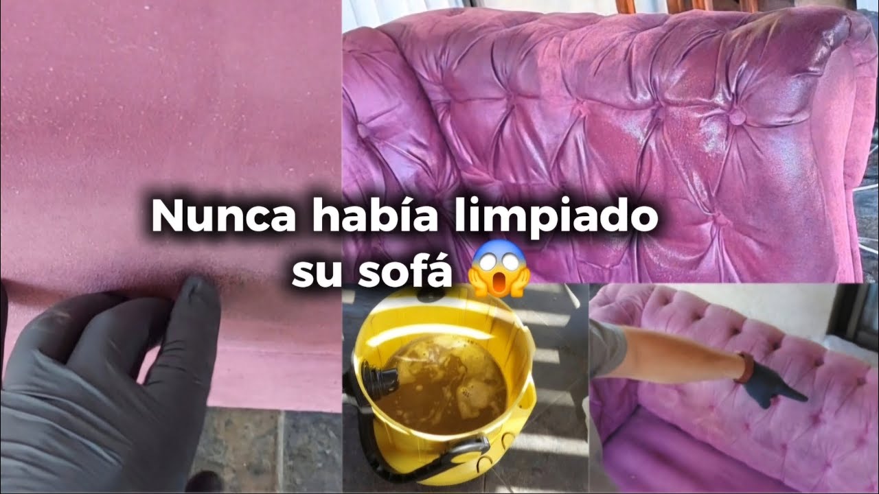 Limpieza profunda de sofá - Nunca habían limpiado su sofá 😱