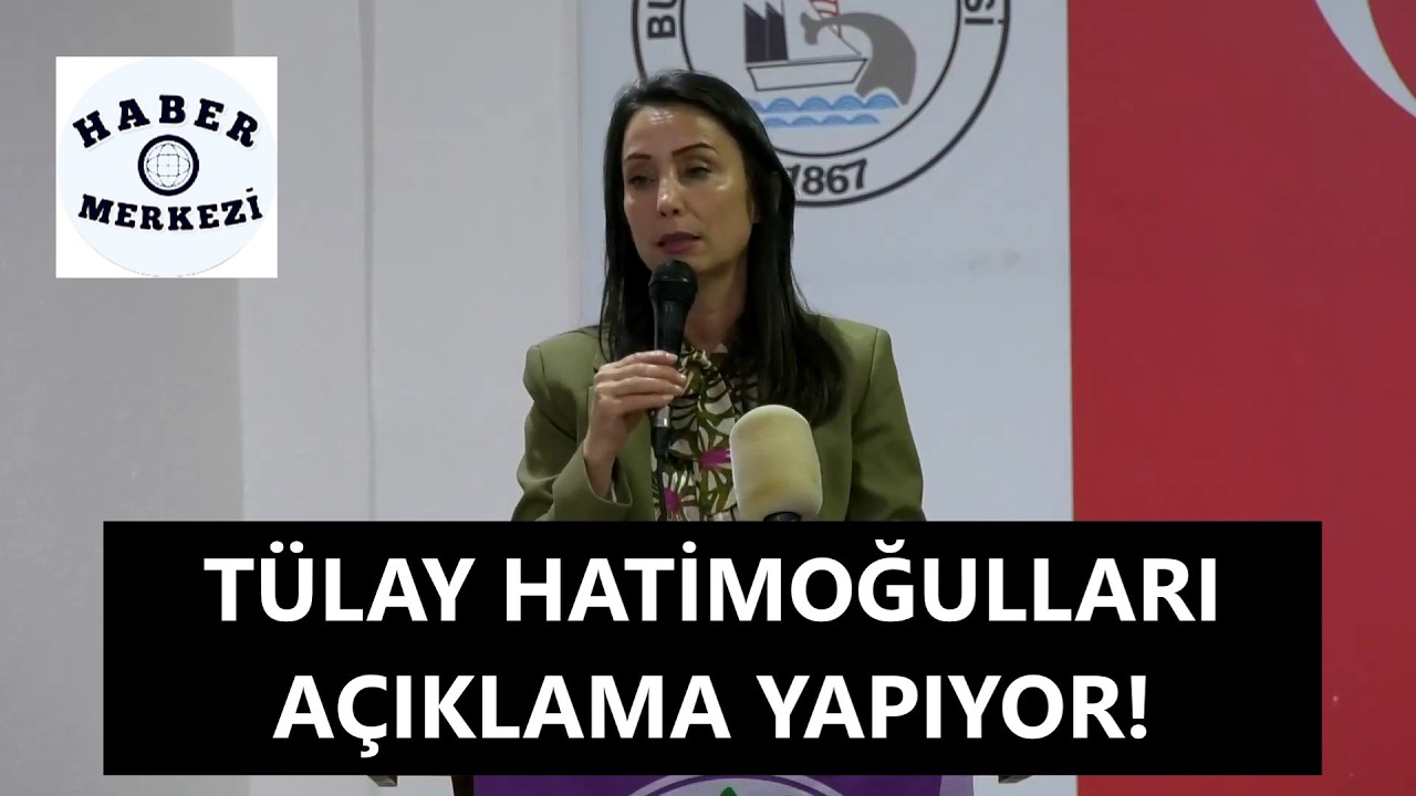 Dem Parti Eş Genel Başkanı Tülay Hatimoğulları, Burhaniye'de halk buluşmasında konuşuyor!