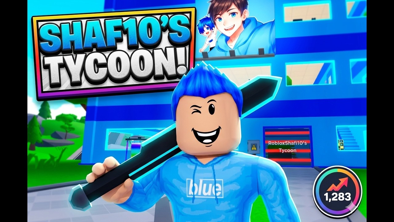 My full home tour/Youtuber tycoon/Roblox Gameplay