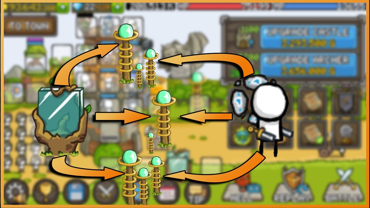 Grow Castle: АФК Билд для ЛЕНИВЫХ | AFK Build | Билд на золото