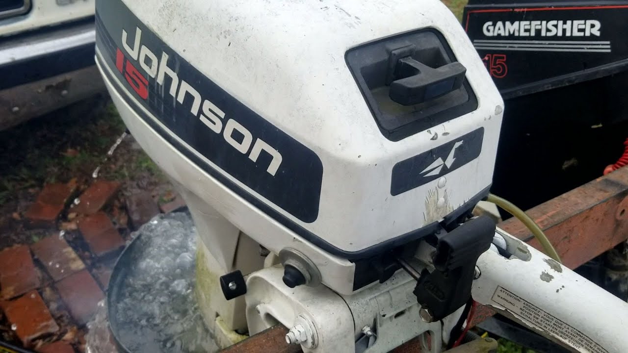 1993 15hp Johnson carburetor clean