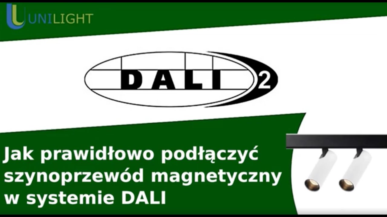 Sterowanie DALI- jak prawidłowo podłączyć szynoprzewód magnetyczny do zasilania i magistrali DALI