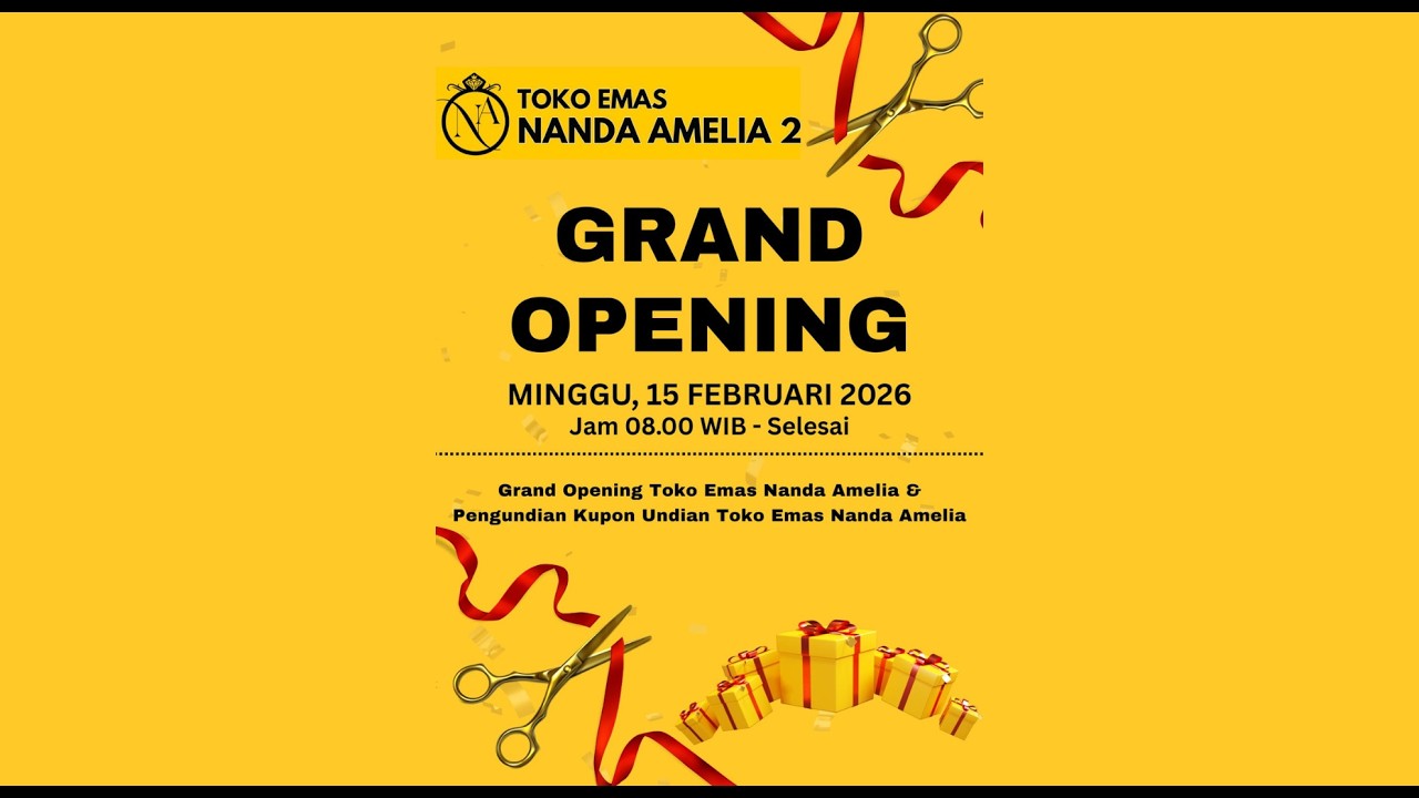 🔴[LIVE] STREAMING | GRAND OPENING TOKO EMAS NANDA AMELIA 2 (H.IPIN & HJ. RINY) | JL. PEMUDA RT. 16