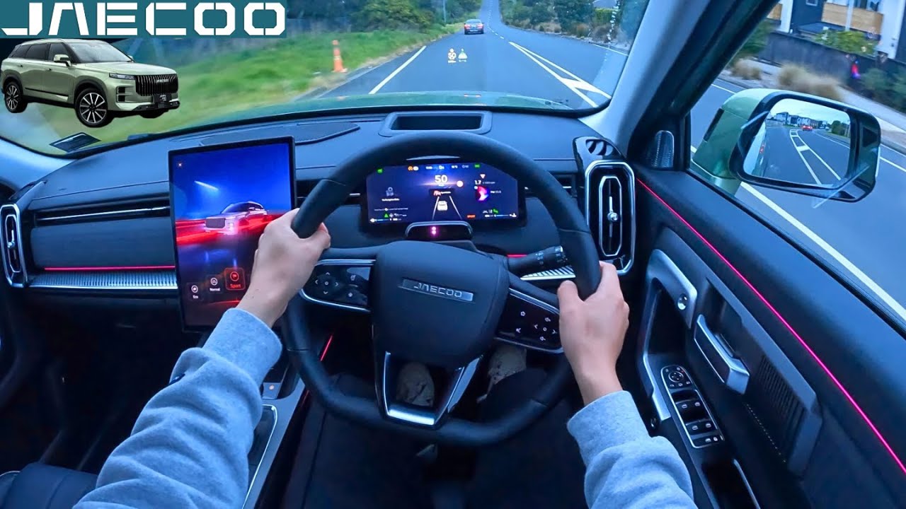 Jaecoo J7 1.6T AWD - POV Evening Drive (No Talking) - Motorway, Acceleration, Cruise Control...