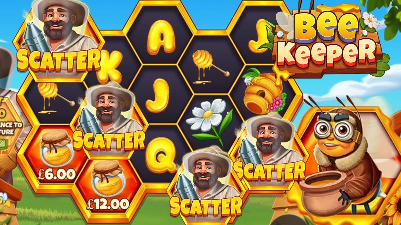 Один слот - Bee Keeper!! Получите 20 вращений и выигрыш в 20 раз!!!