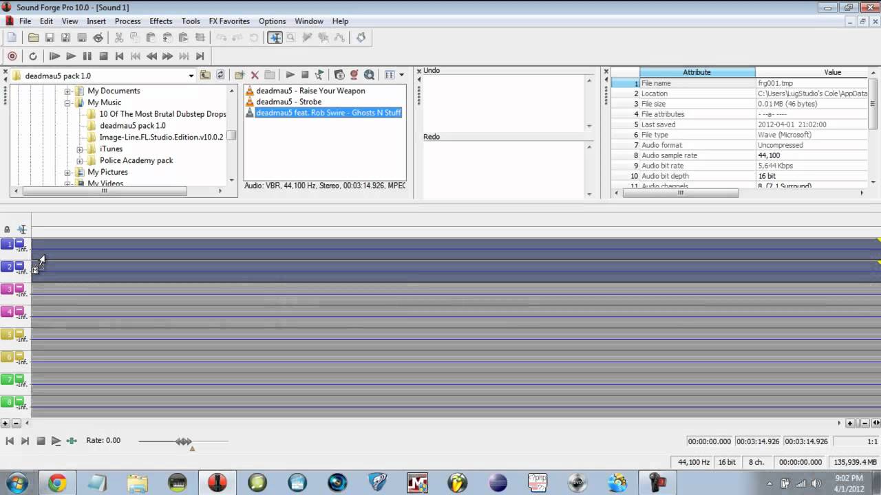 How to use Sound Forge 10.0 (Very basic)