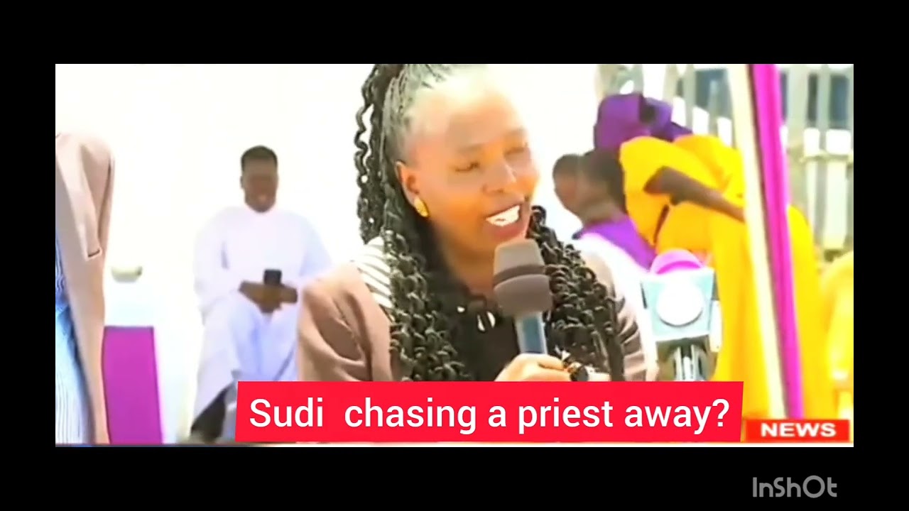 Oscar sudi attacks harshly a priest  during the funeral service of his family members.