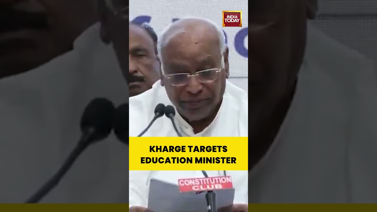 Kharge Says INDIA Bloc To Write CJI On SIR, Demands Education Min's Resignation Over NEET-CBSE Row