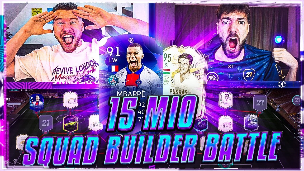 FIFA 21: 15 MIO COINS SQUAD BULDER BATTLE 🔥🔥 PROOWNEZ VS WAKEZ