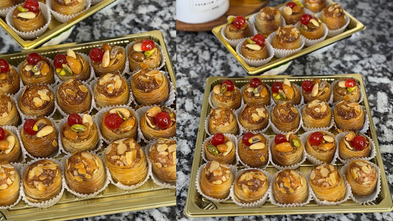 جديد المعسلات لشهر رمضان 🌙 عش البلبل محشين من كثرة البنة تقول راك تاكل فل دزريات معسلين للقلب 🤤