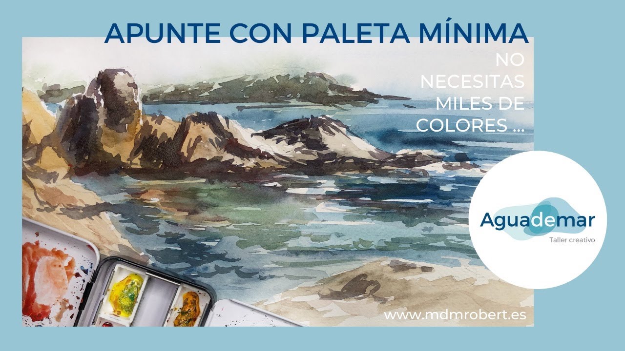 Apunte con paleta mínima (no necesitas miles de colores...)