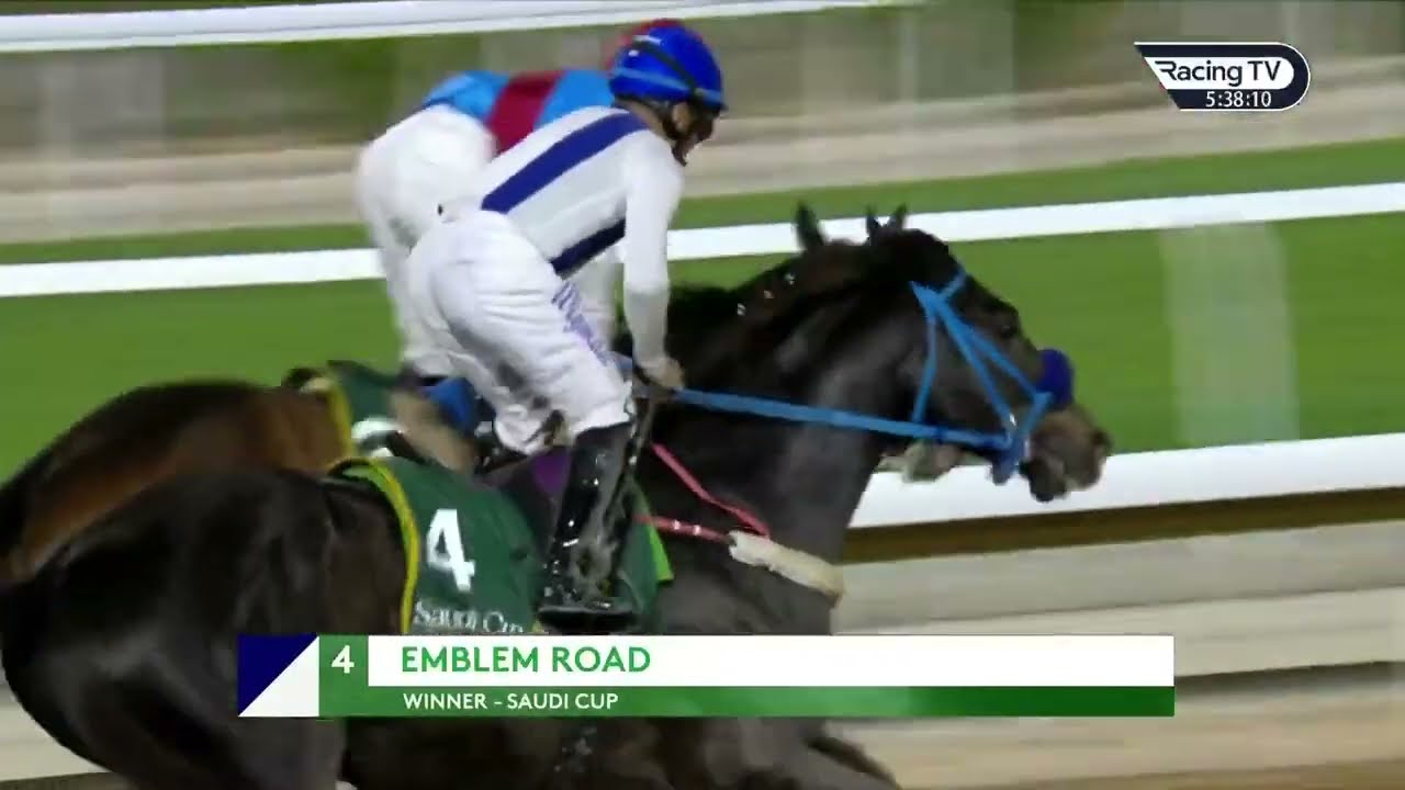 2022 Saudi Cup: EMBLEM ROAD springs 80/1 shock in world's richest race!