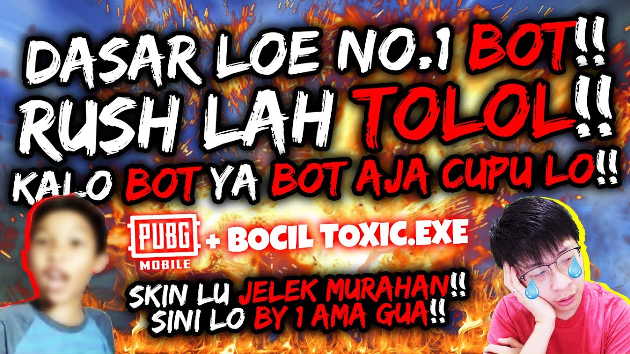 DITANTANG BY 1 SAMA ANAK SD TOXIC! DIHINA MISKIN! TOL0L! MAIN KAYAK BOT! AUTO VIRAL! | PUBG MOBILE