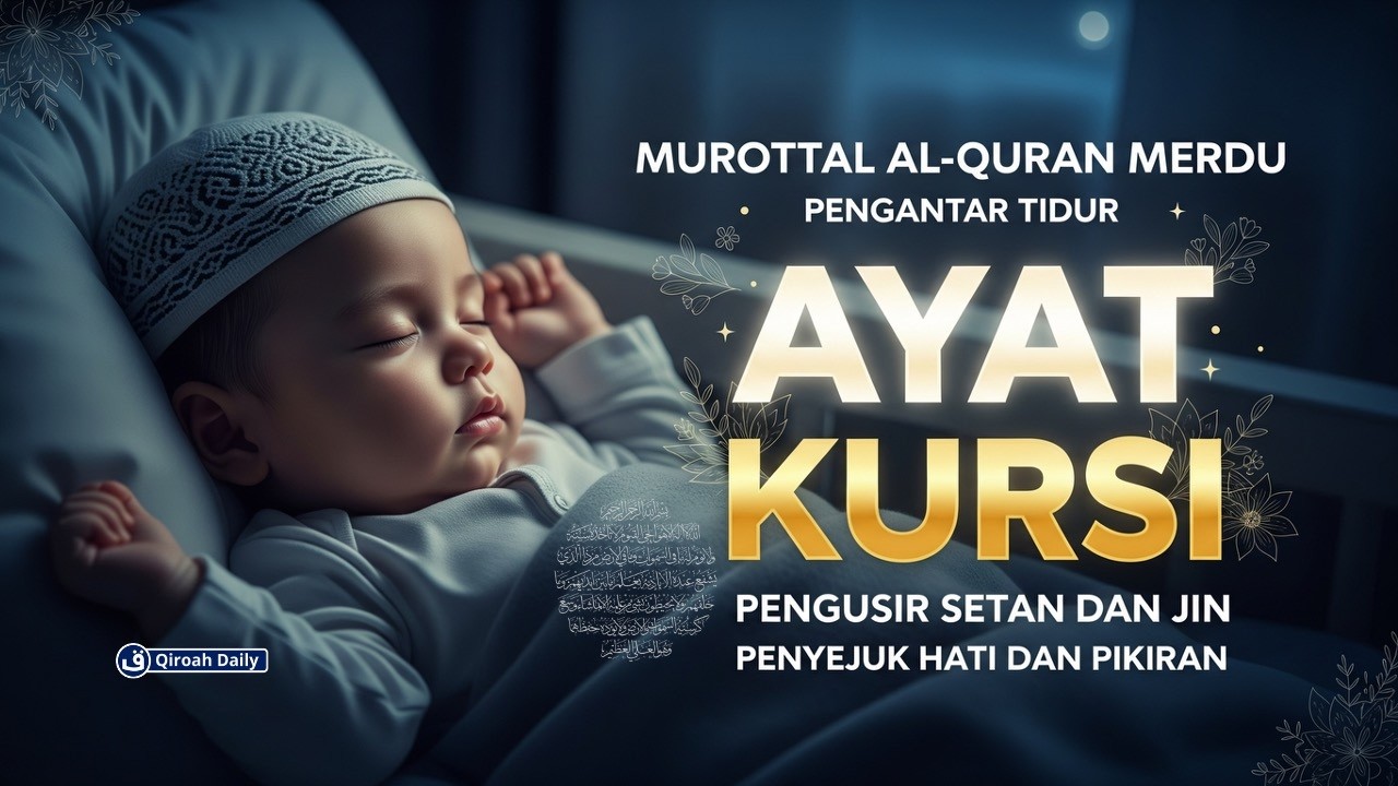 BACAAN MERDU PENGANTAR TIDUR AYAT KURSI اية الكرسي | AL QURAN SUARA LEMBUT SUSAH TIDUR BIKIN TENANG