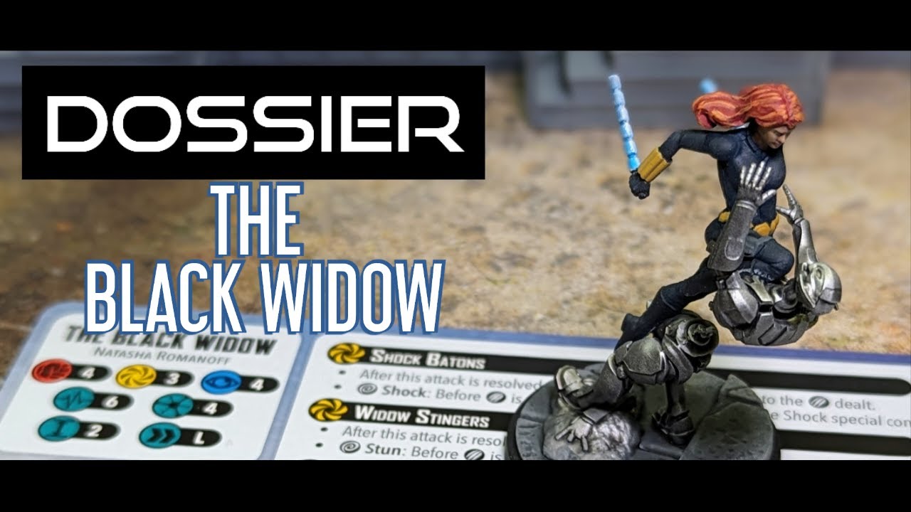 Marvel Crisis Protocol Dossier - The Black Widow