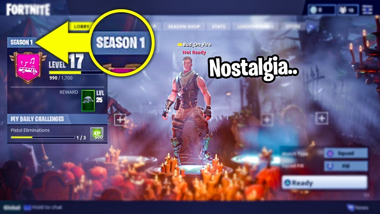 Powróćmy na chwilę do pierwszych sezonów Fortnite...
